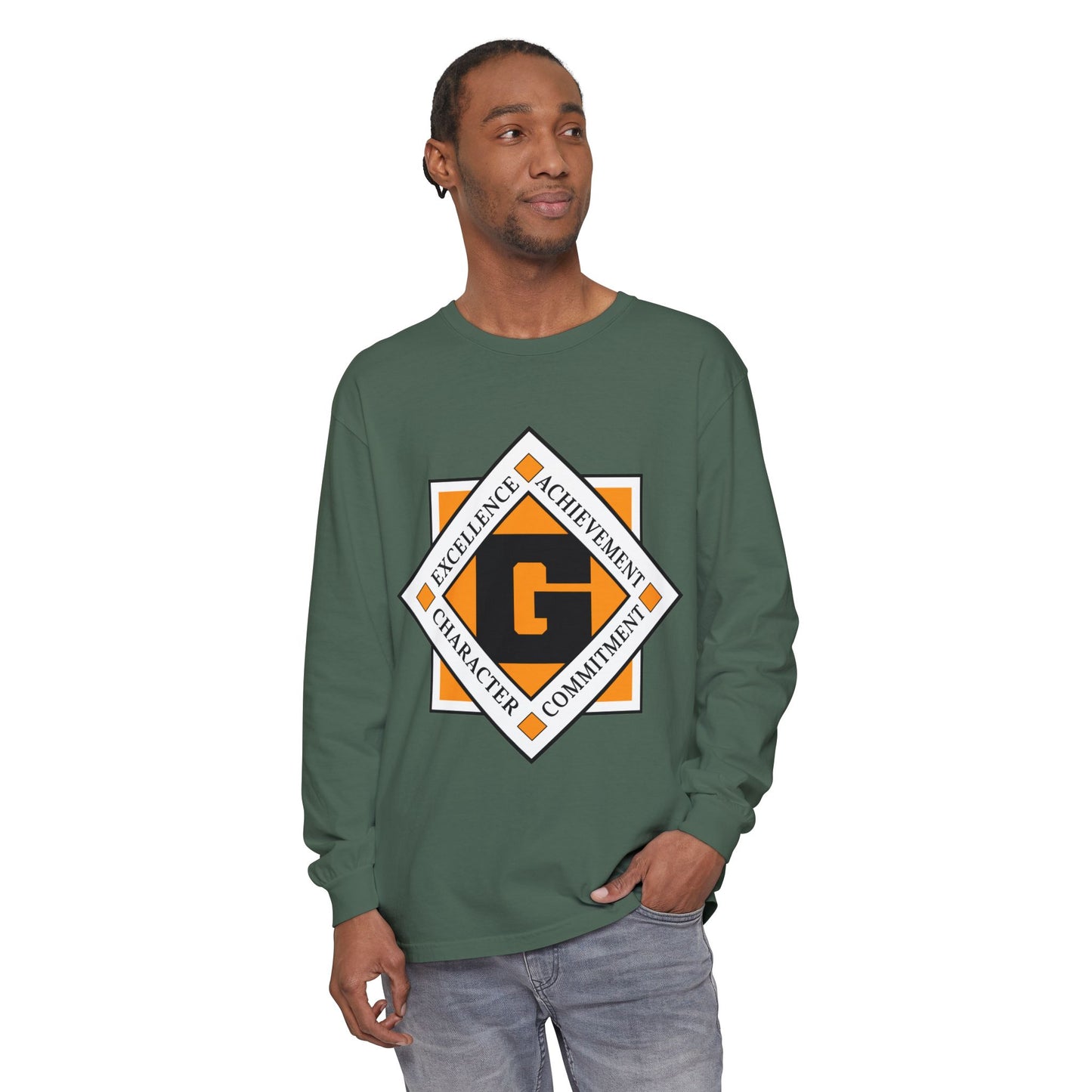 Garment-Dyed Long Sleeve Tee