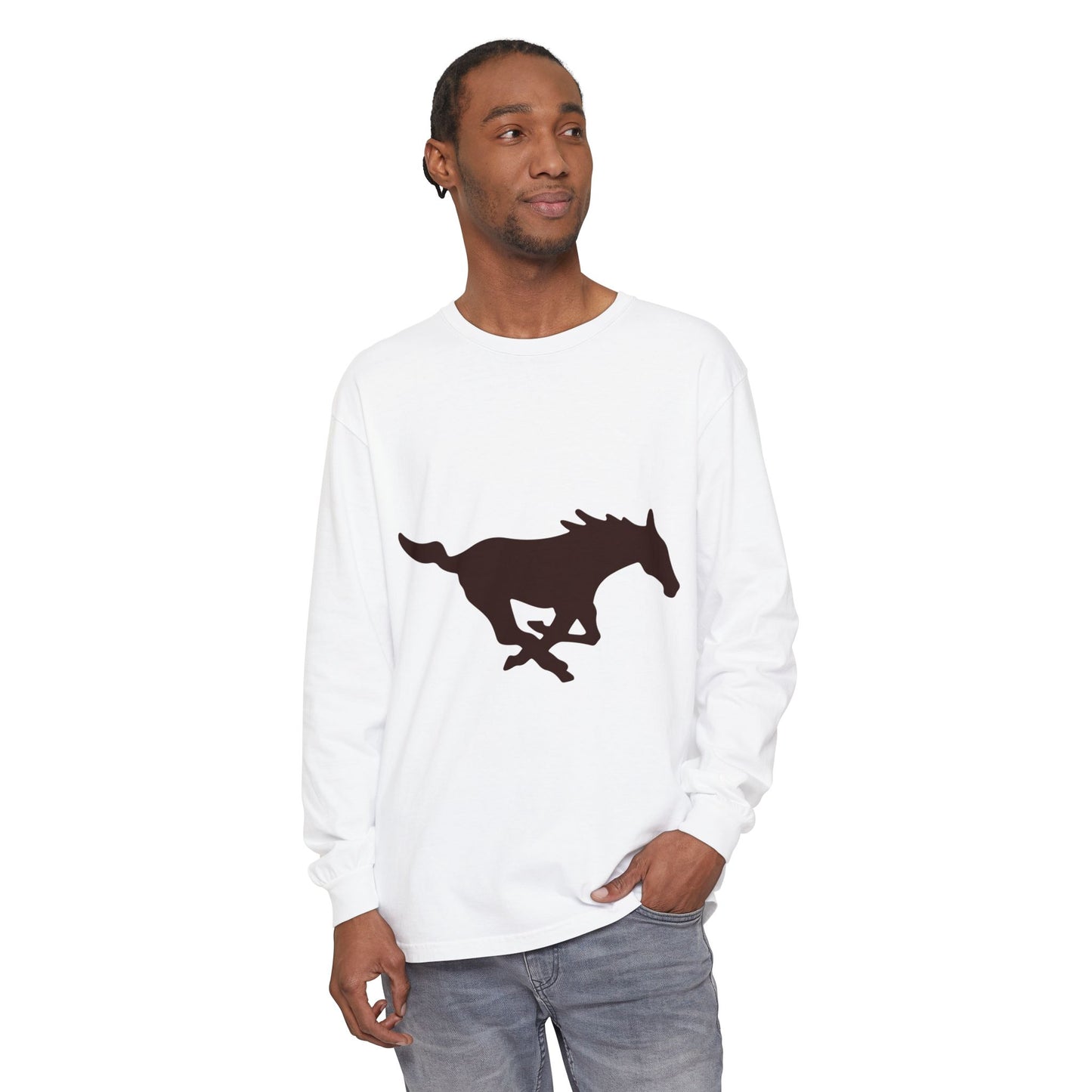 Garment-Dyed Long Sleeve Tee