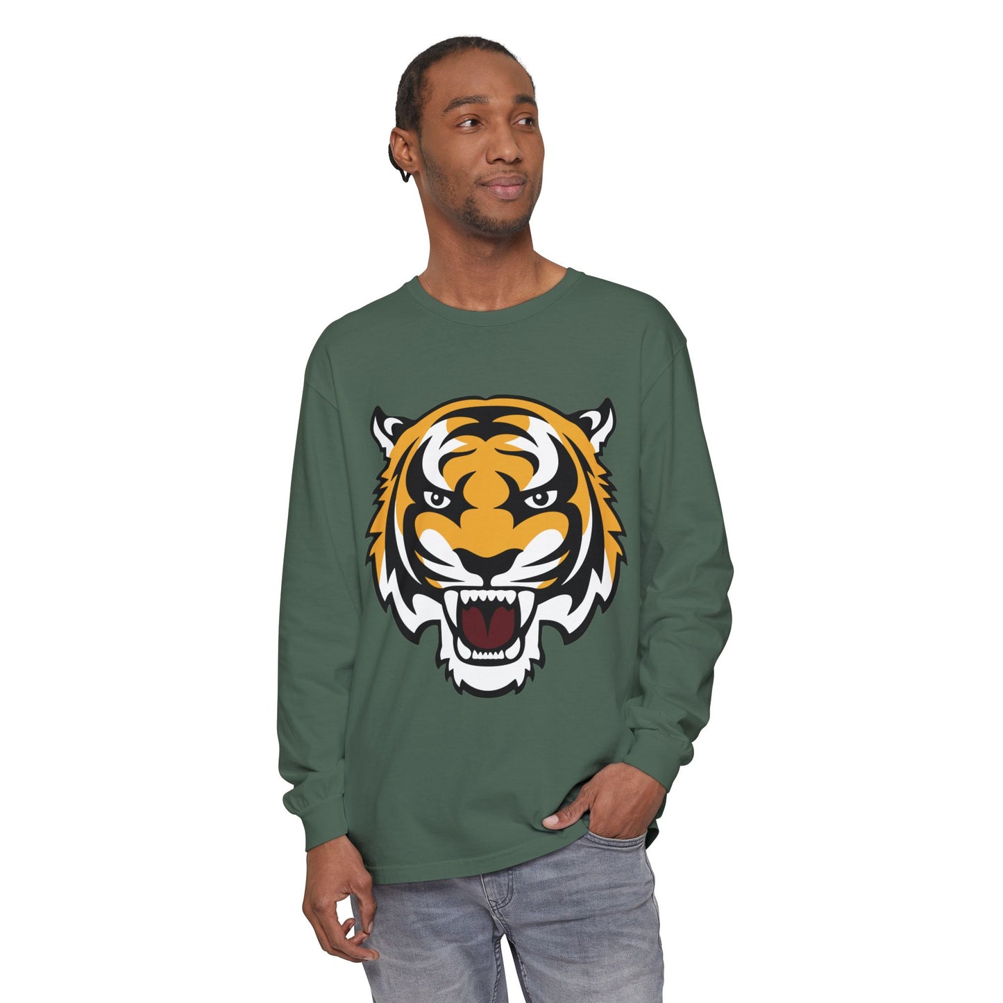 Garment-Dyed Long Sleeve Tee