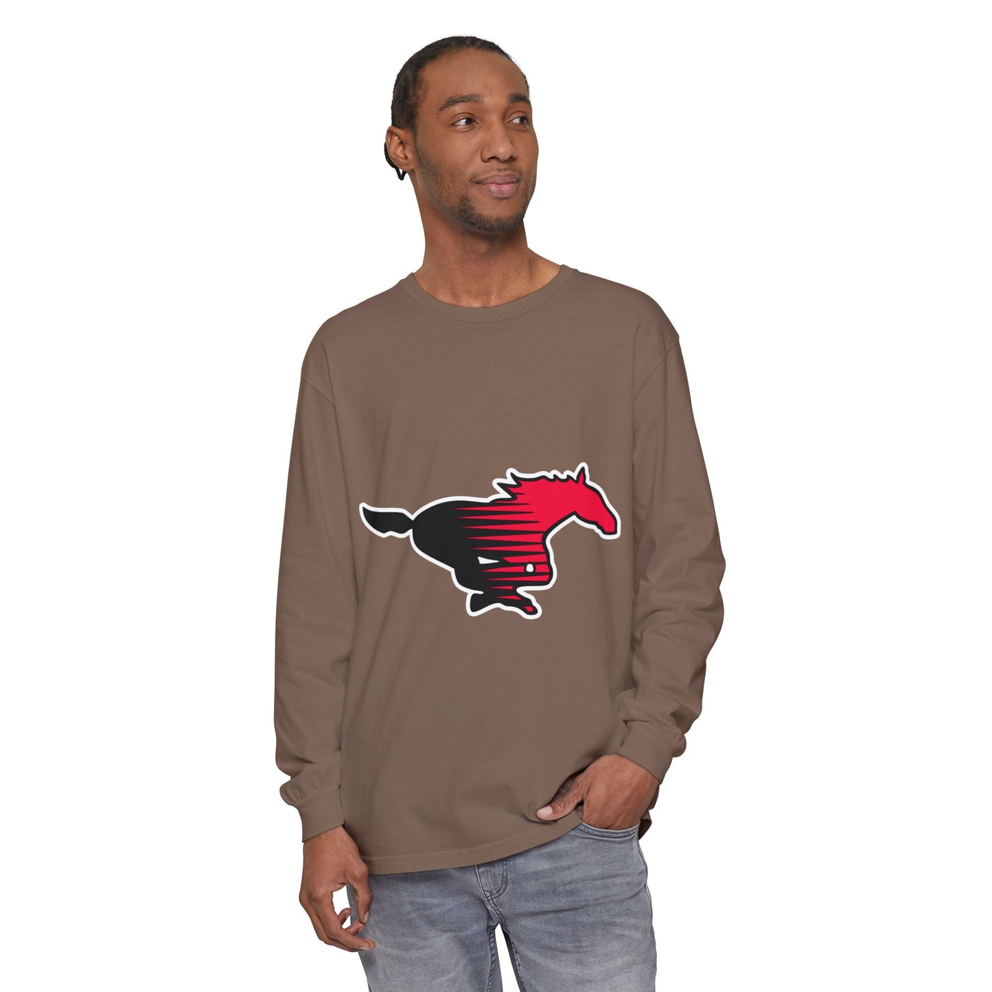 Garment-Dyed Long Sleeve Tee