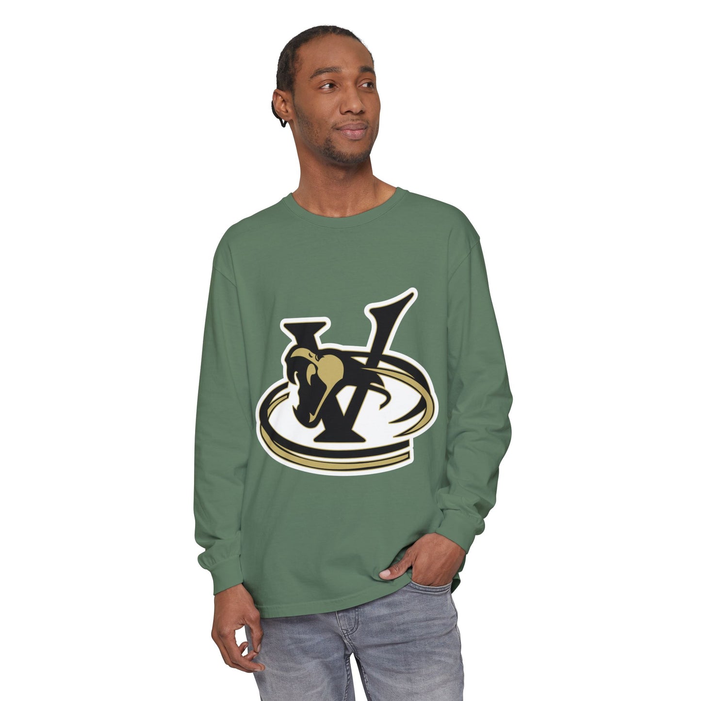Garment-Dyed Long Sleeve Tee