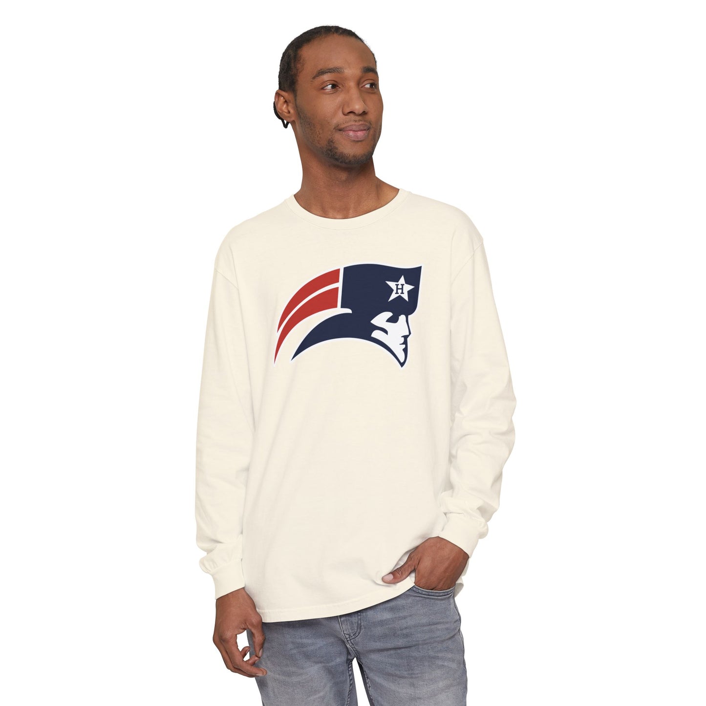Garment-Dyed Long Sleeve Tee