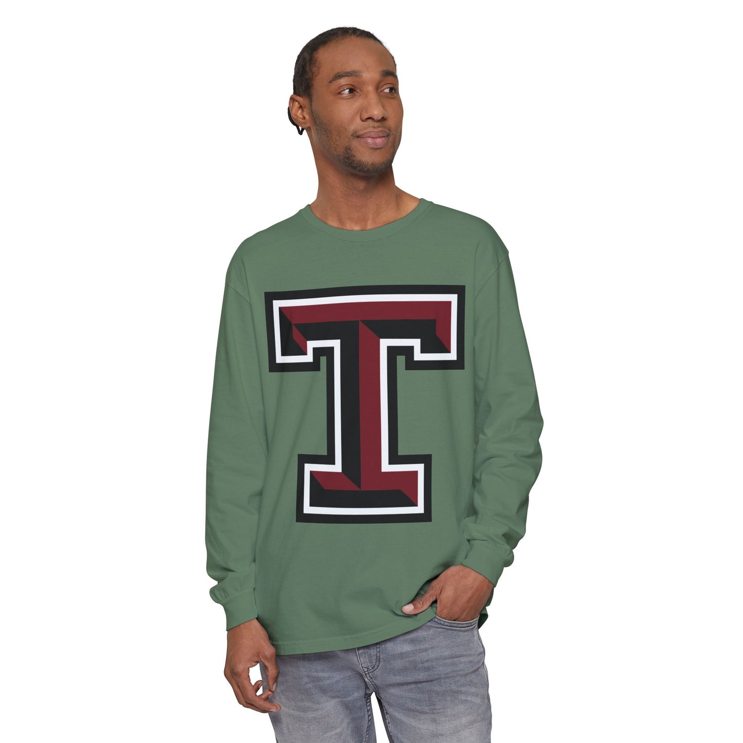Garment-Dyed Long Sleeve Tee