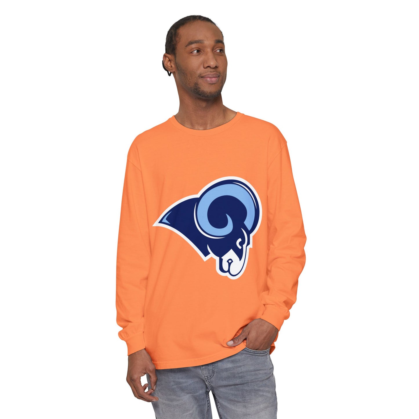 Garment-Dyed Long Sleeve Tee