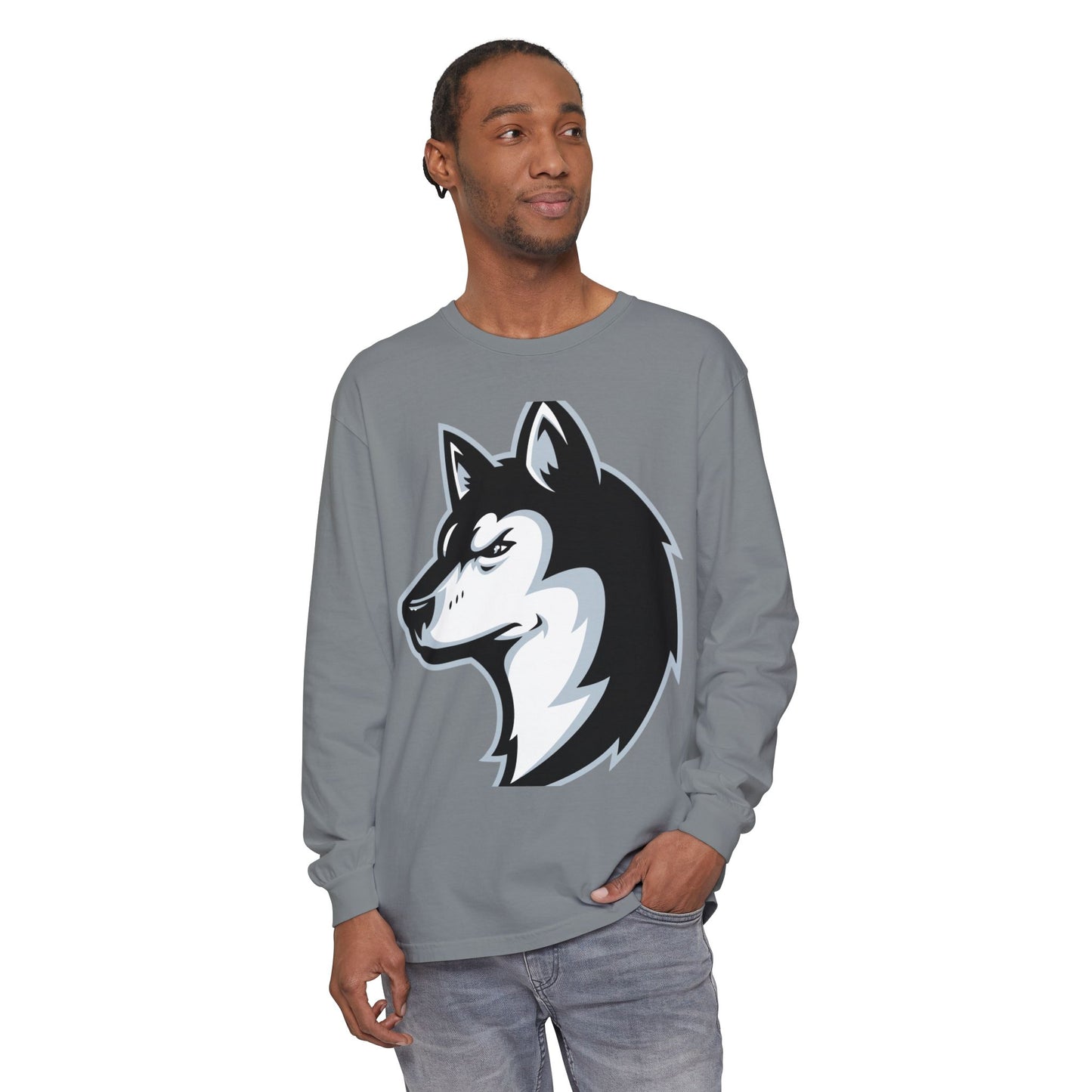 Garment-Dyed Long Sleeve Tee