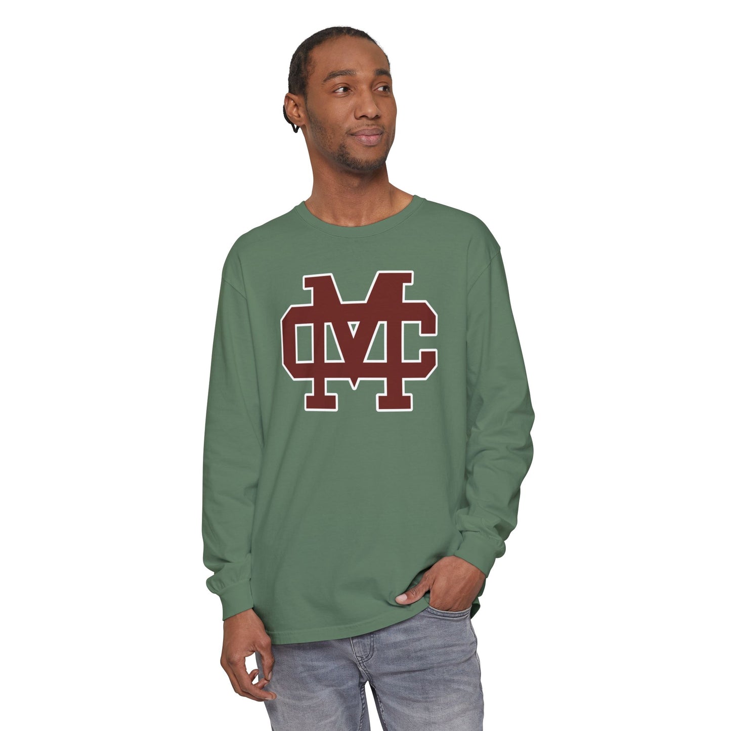 Garment-Dyed Long Sleeve Tee