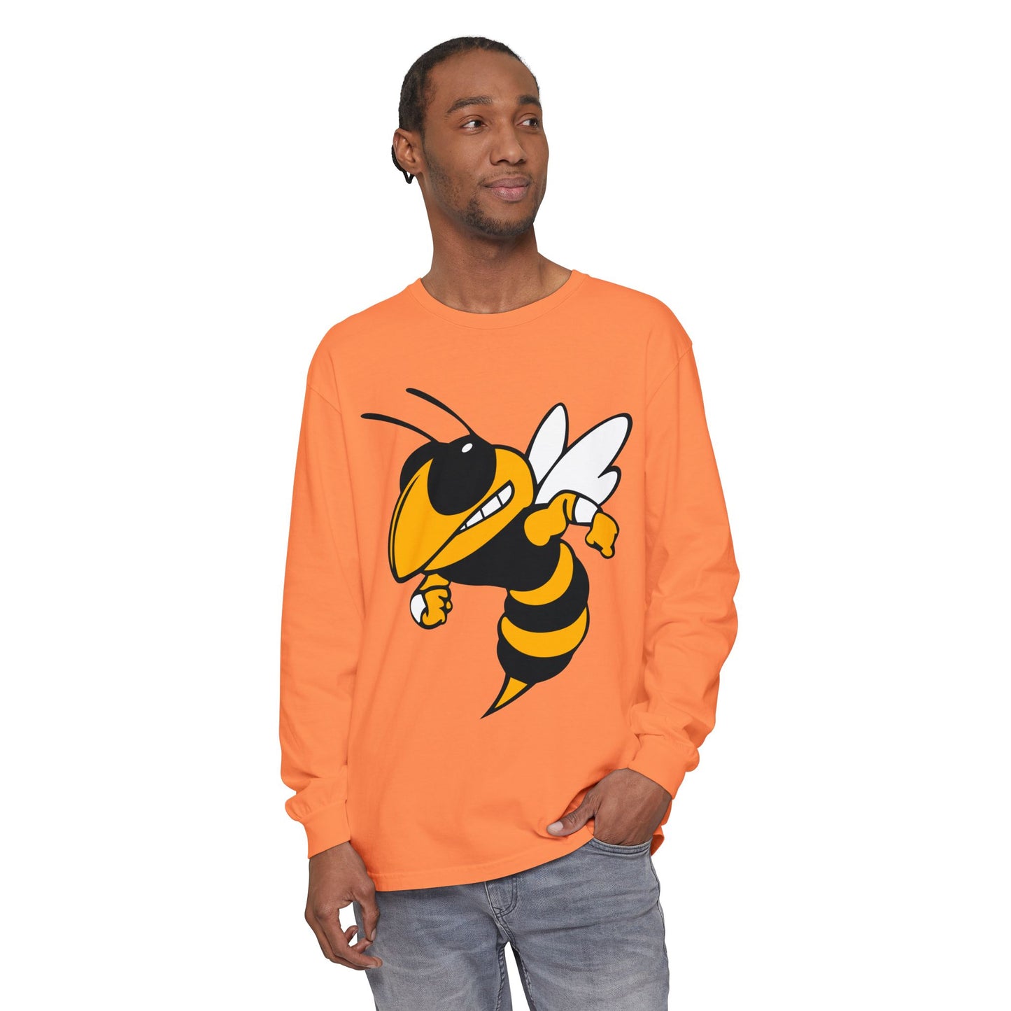 Garment-Dyed Long Sleeve Tee