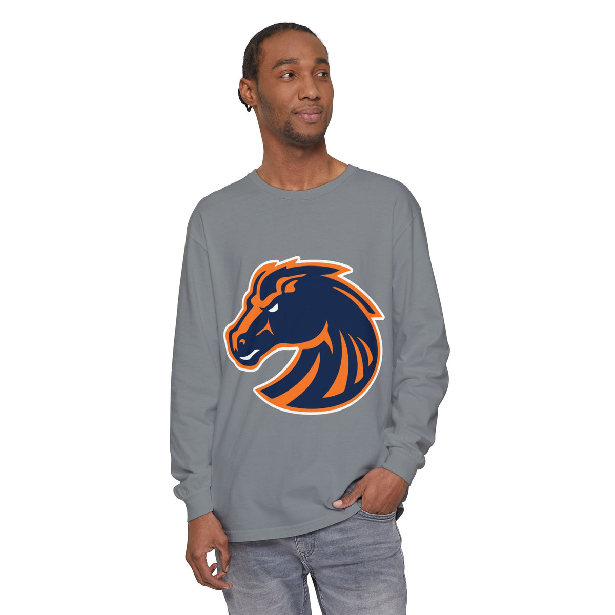 Garment-Dyed Long Sleeve Tee