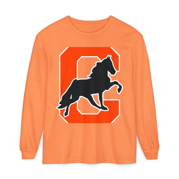 Garment-Dyed Long Sleeve Tee
