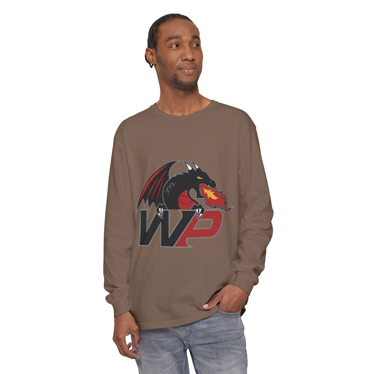 Garment-Dyed Long Sleeve Tee