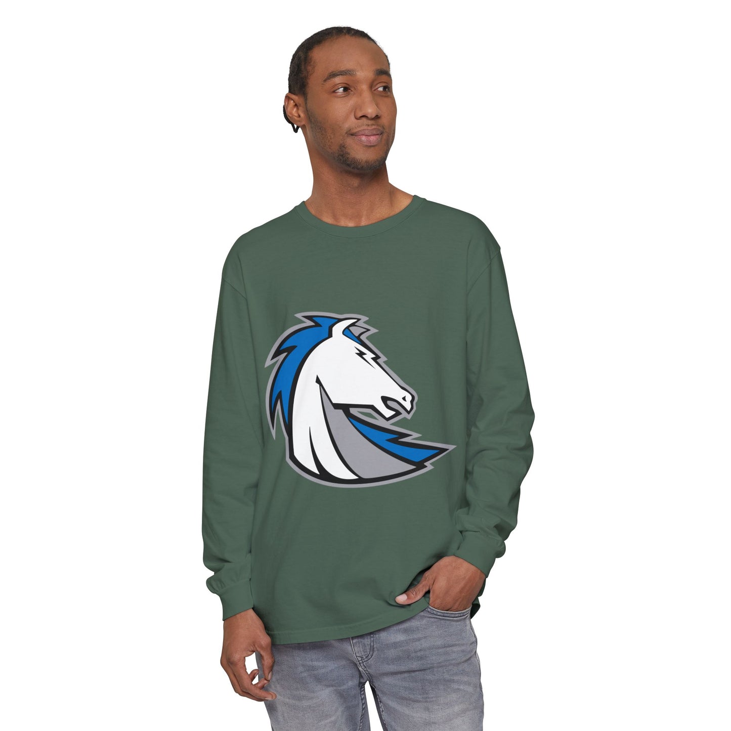 Garment-Dyed Long Sleeve Tee