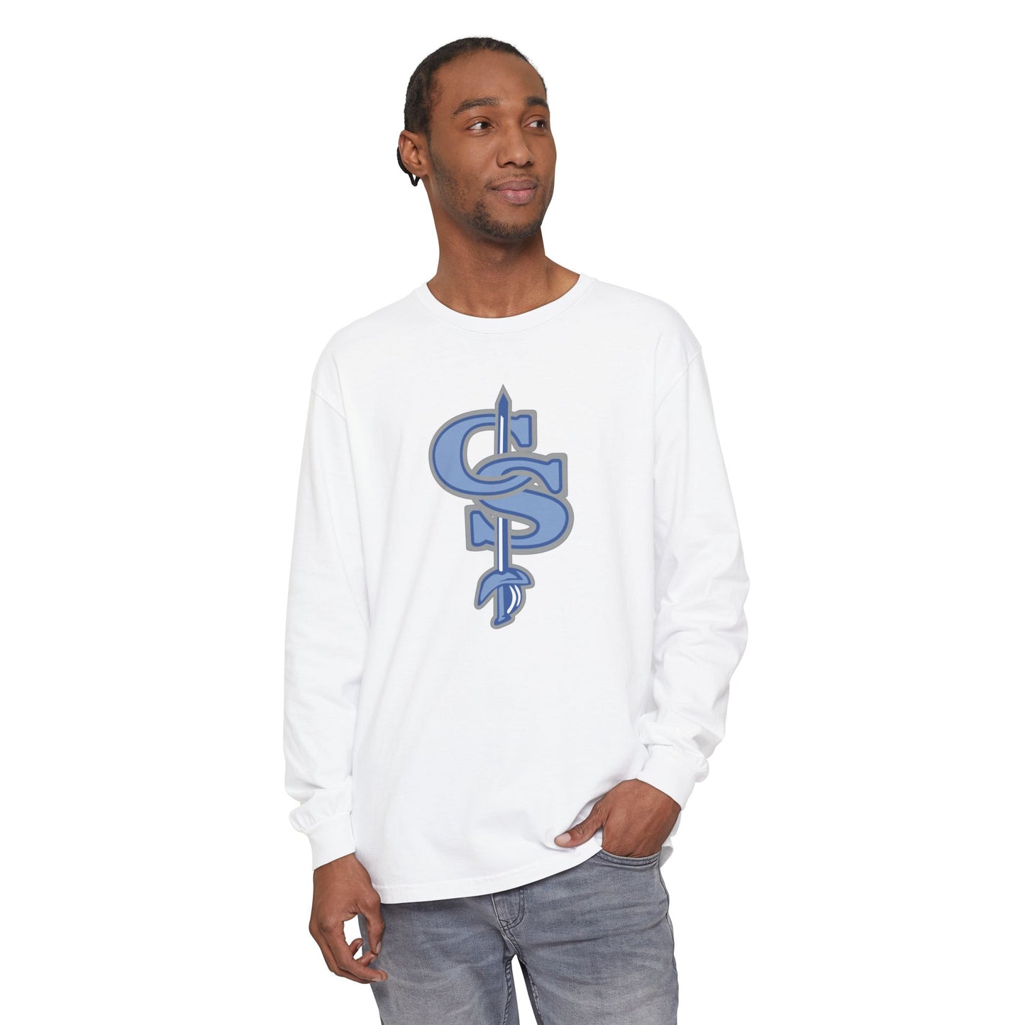 Garment-Dyed Long Sleeve Tee
