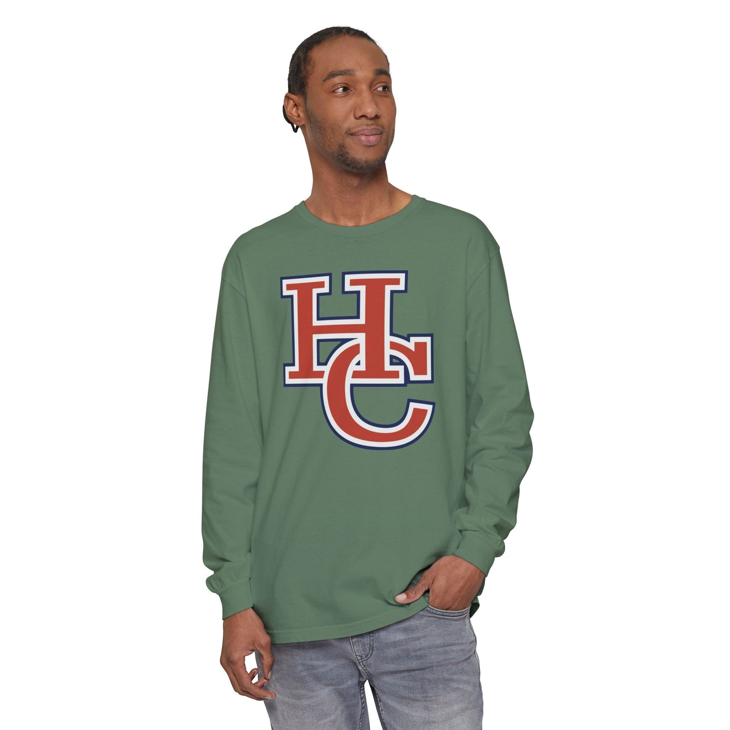 Garment-Dyed Long Sleeve Tee