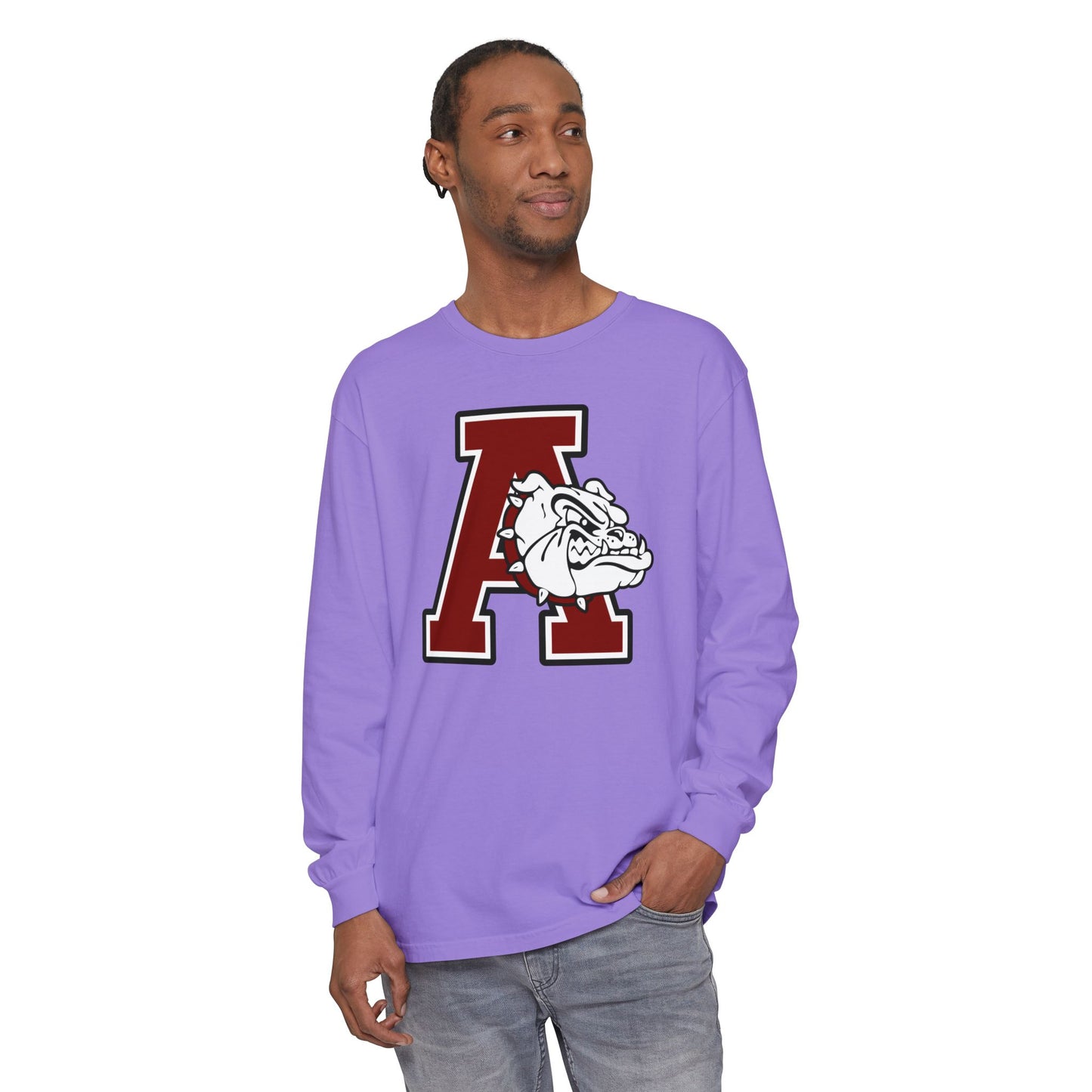 Garment-Dyed Long Sleeve Tee