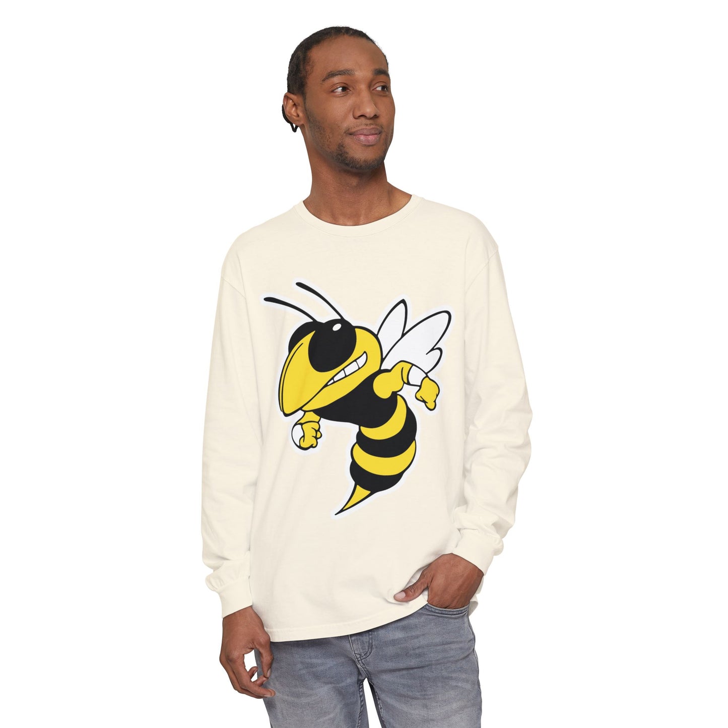 Garment-Dyed Long Sleeve Tee