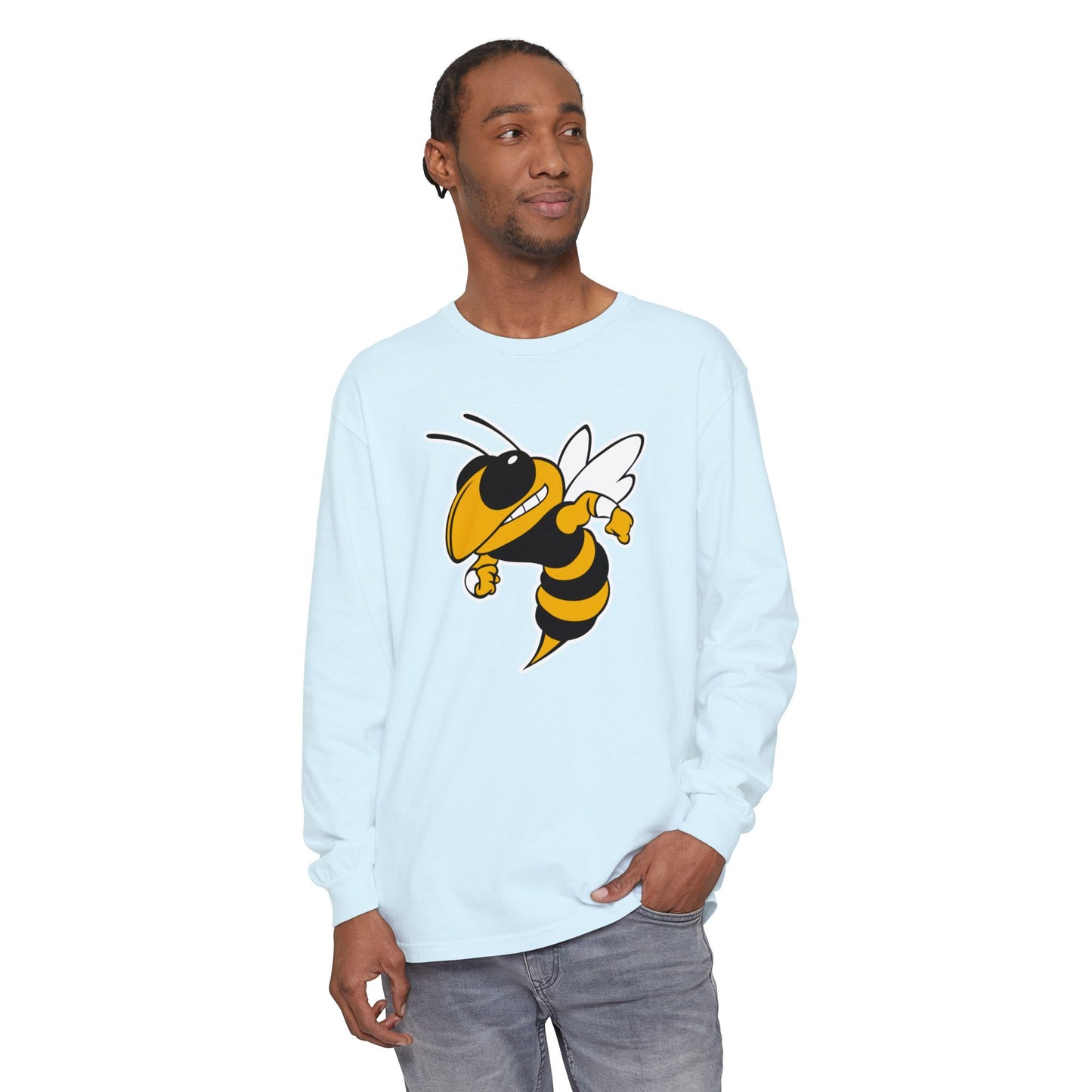 Garment-Dyed Long Sleeve Tee