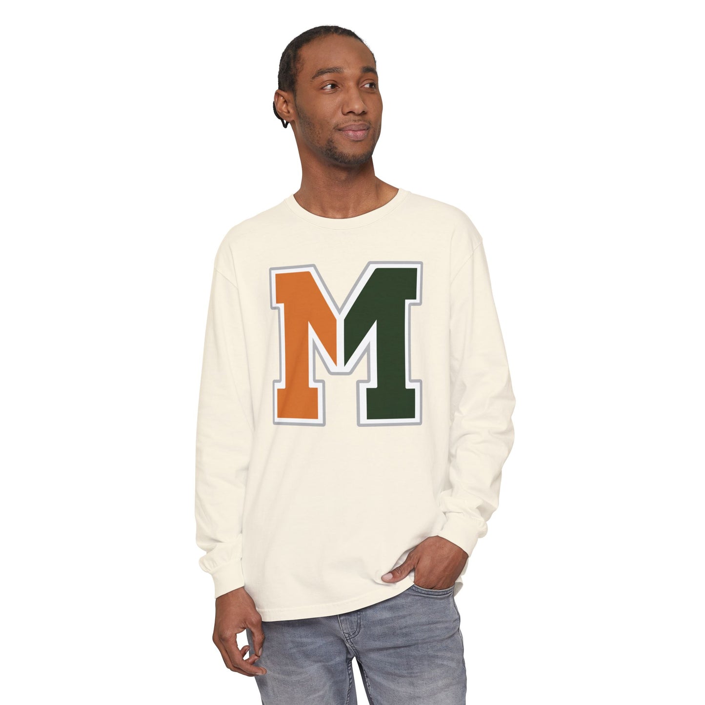 Garment-Dyed Long Sleeve Tee