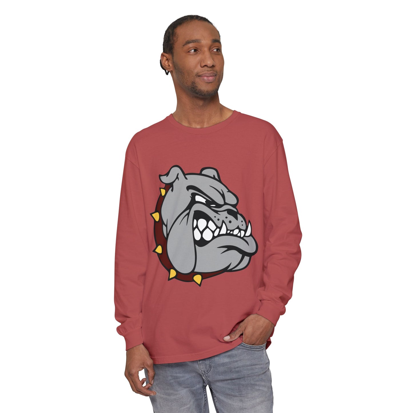 Garment-Dyed Long Sleeve Tee