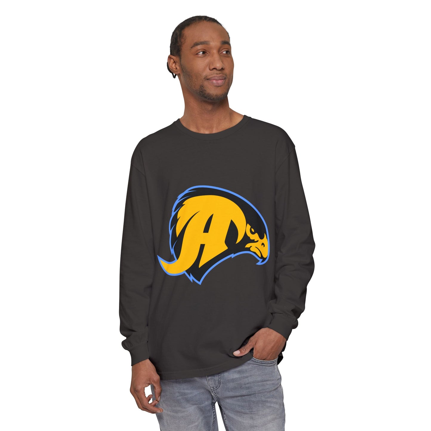 Garment-Dyed Long Sleeve Tee