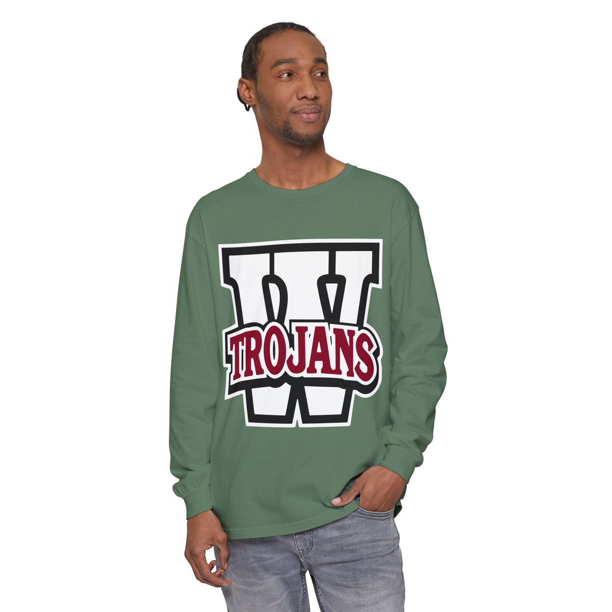 Garment-Dyed Long Sleeve Tee