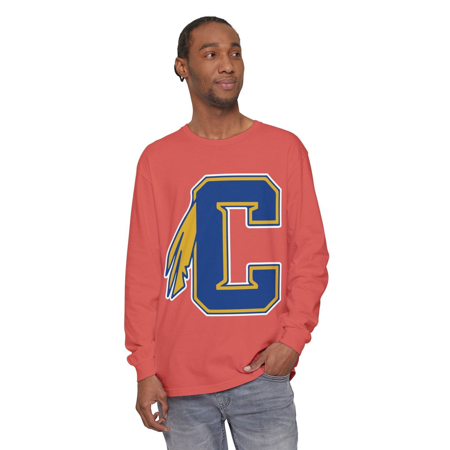 Garment-Dyed Long Sleeve Tee