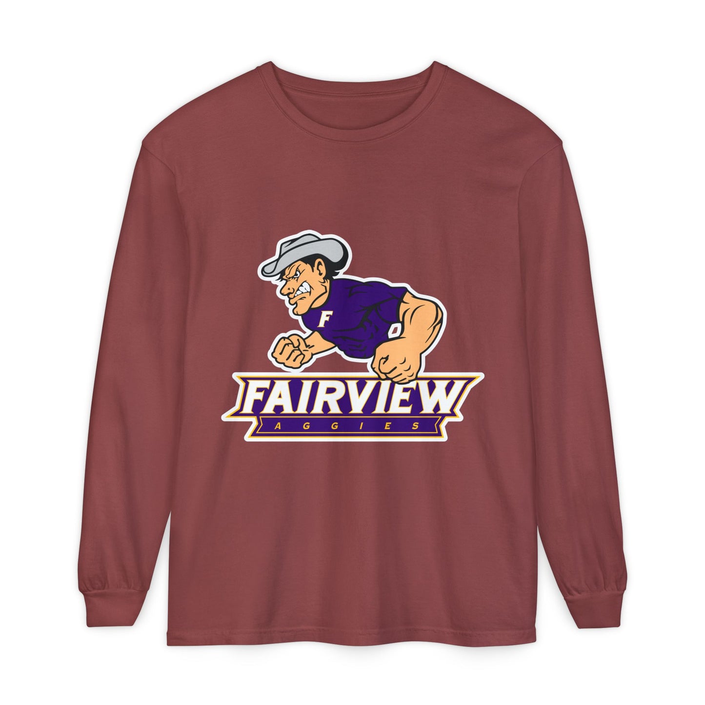 Garment-Dyed Long Sleeve Tee