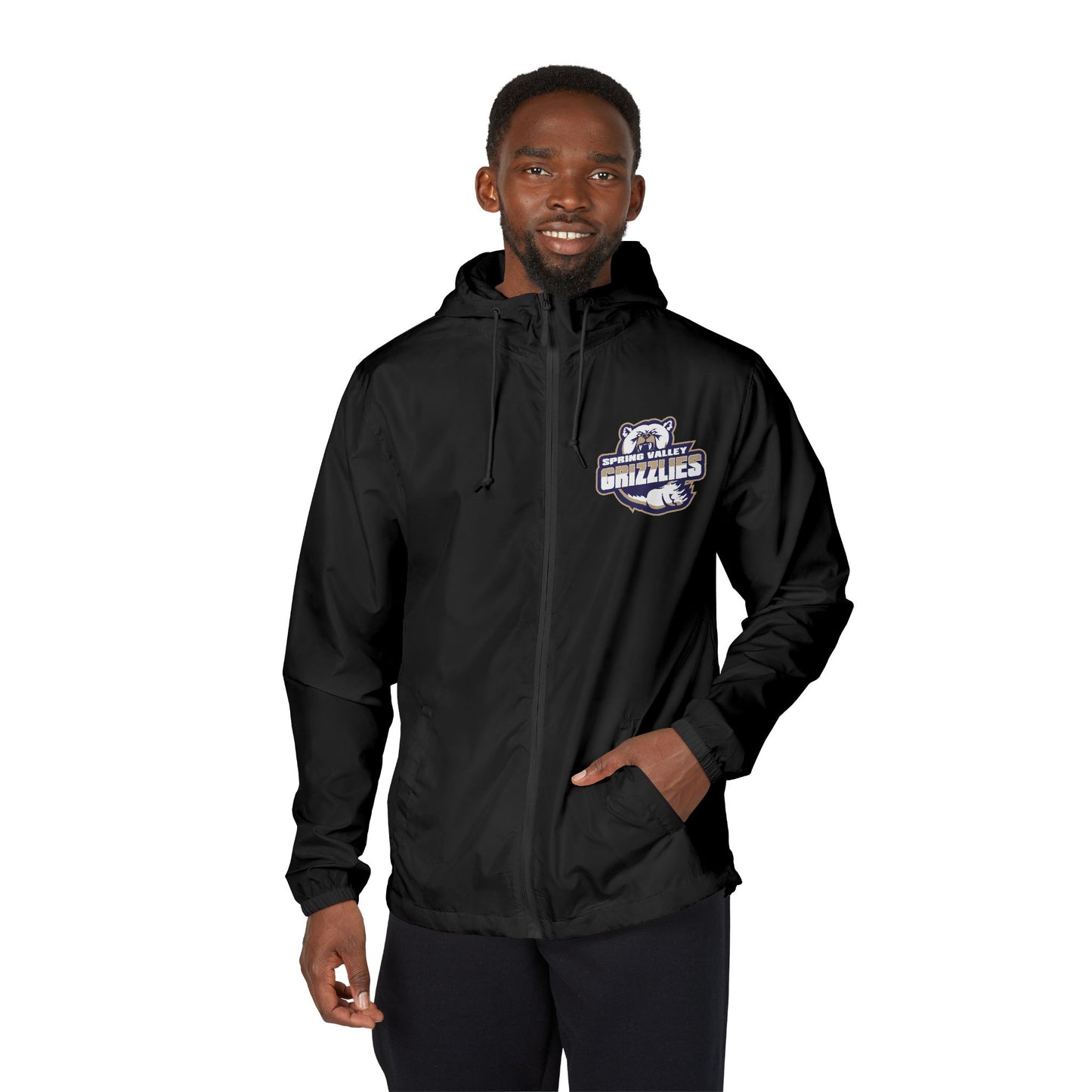 Full-Zip Windbreaker Jacket