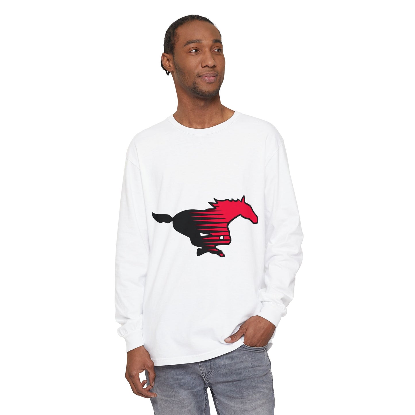 Garment-Dyed Long Sleeve Tee