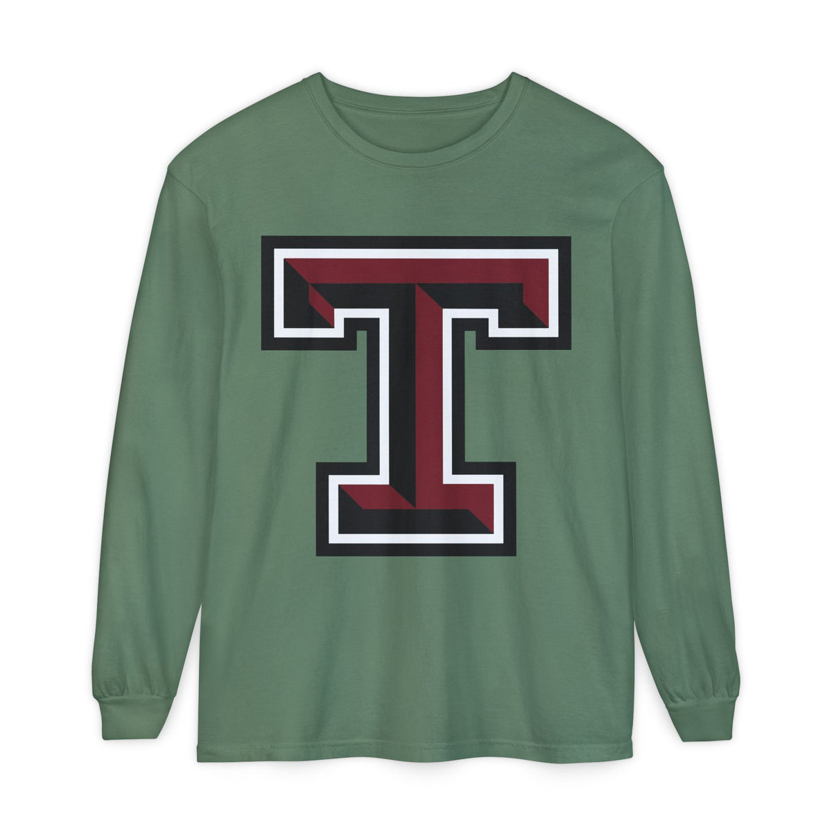 Garment-Dyed Long Sleeve Tee