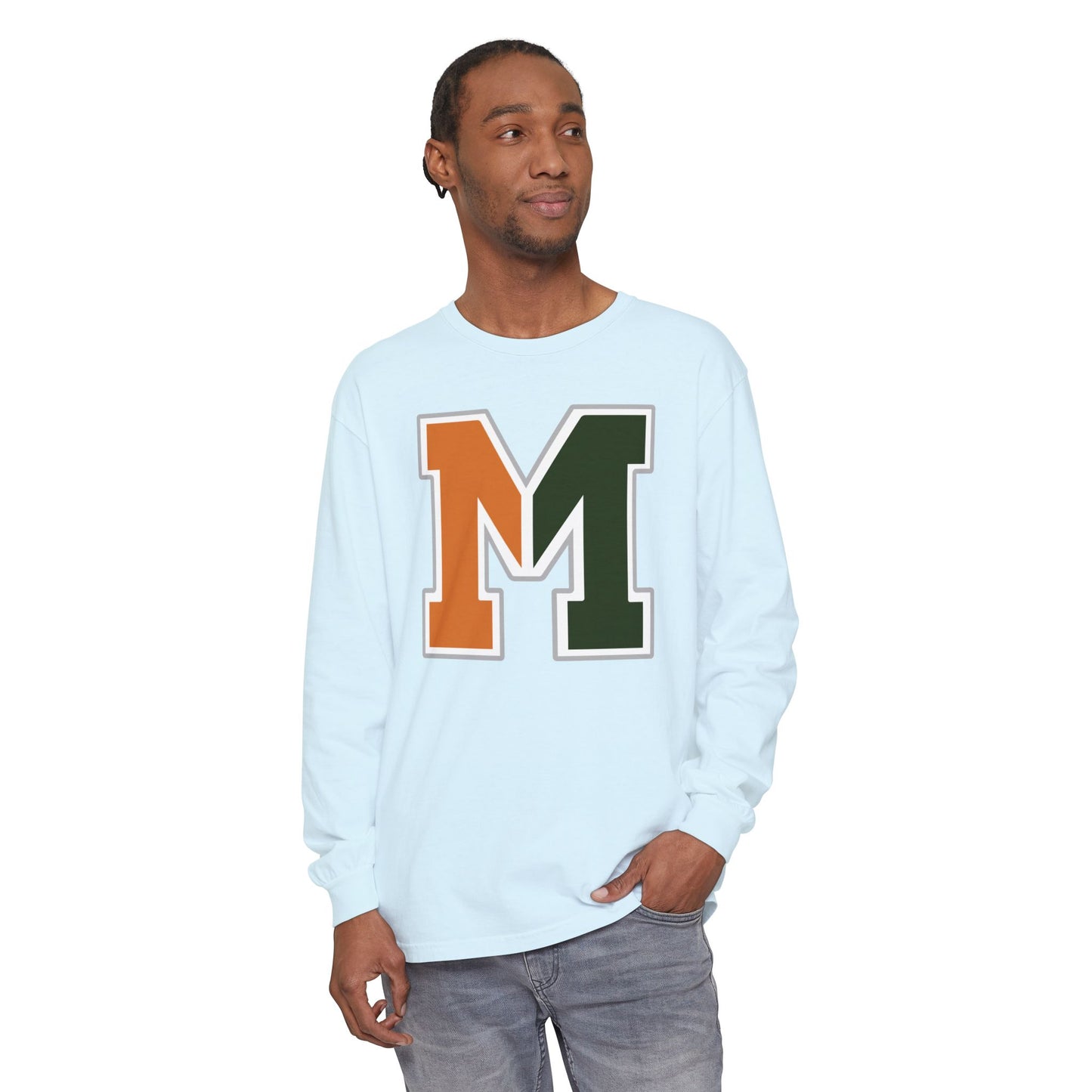 Garment-Dyed Long Sleeve Tee