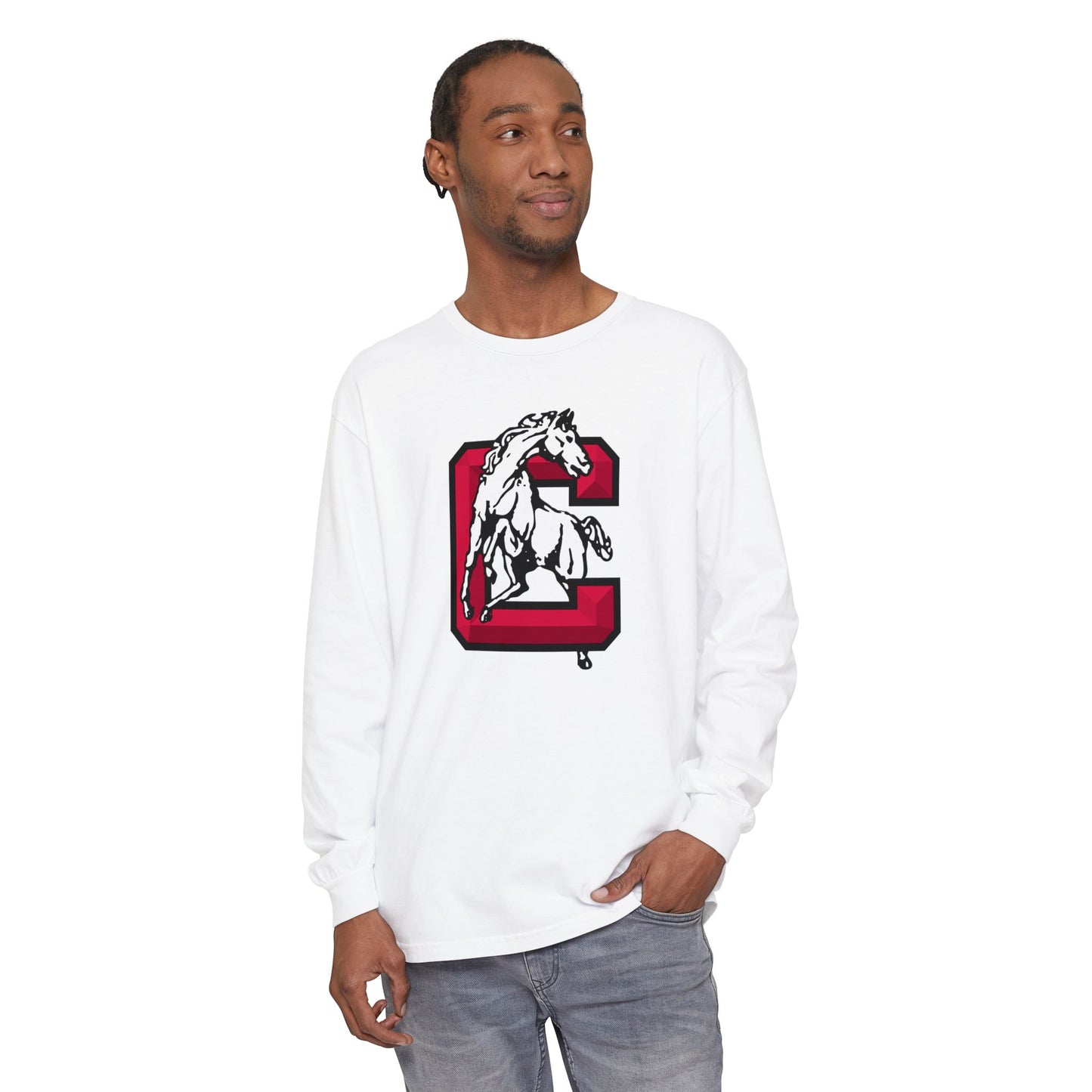 Garment-Dyed Long Sleeve Tee