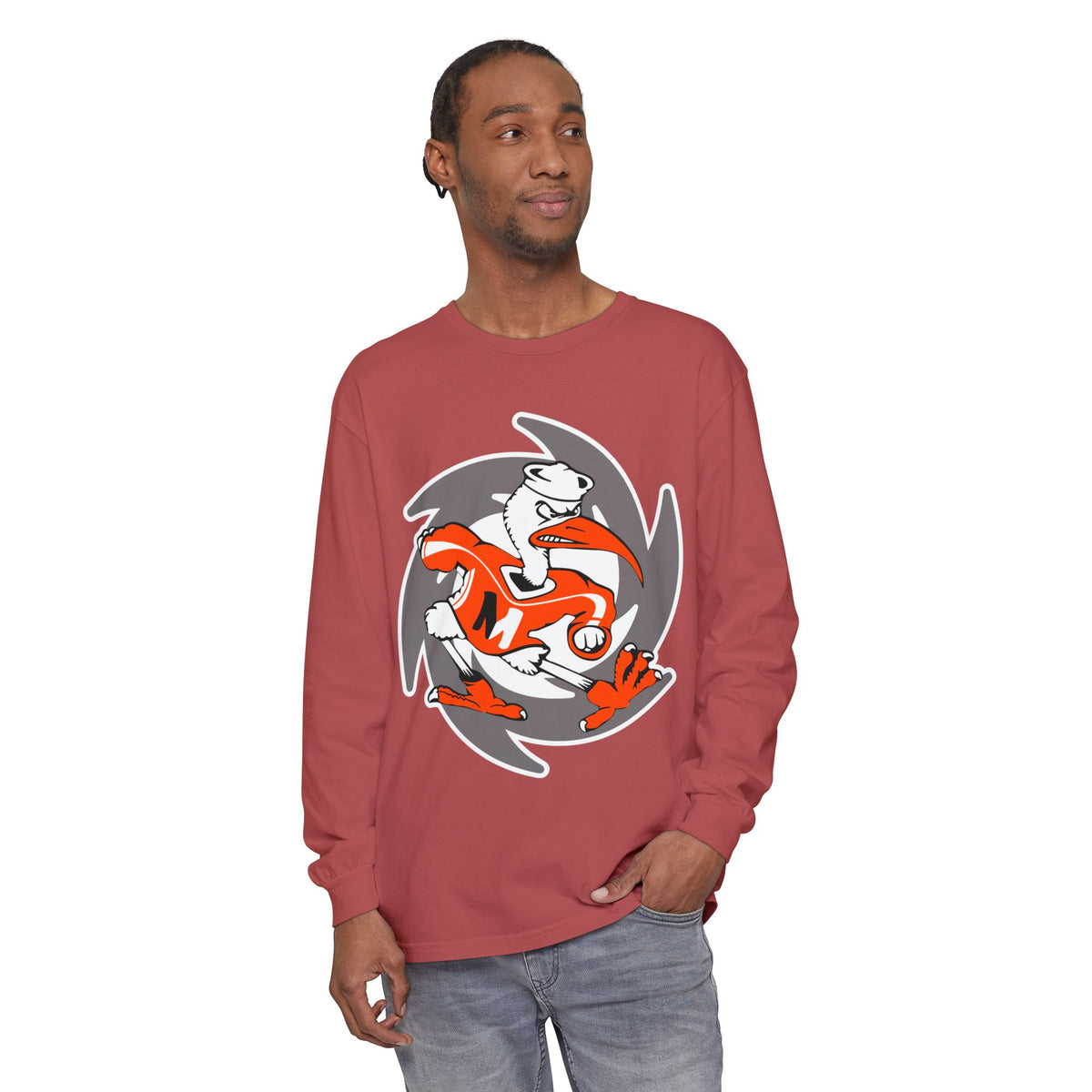 Garment-Dyed Long Sleeve Tee
