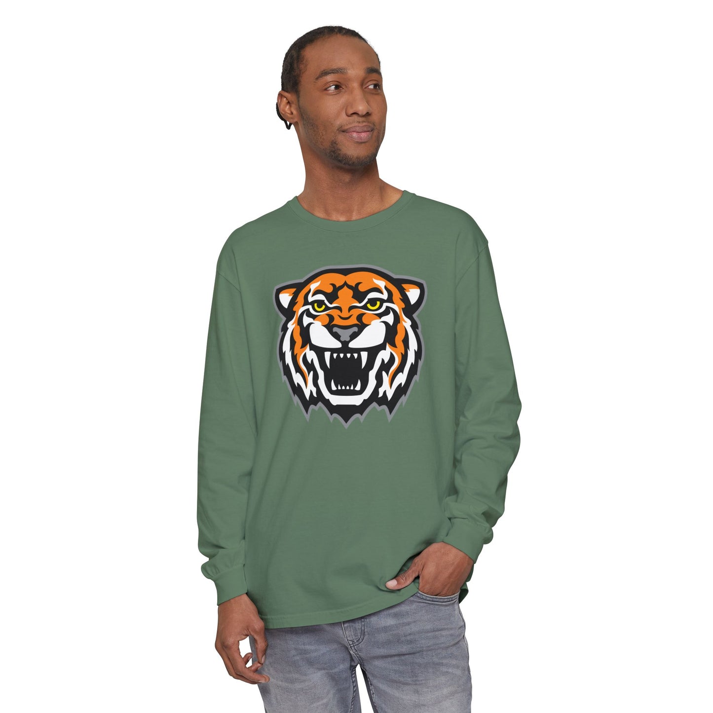 Garment-Dyed Long Sleeve Tee