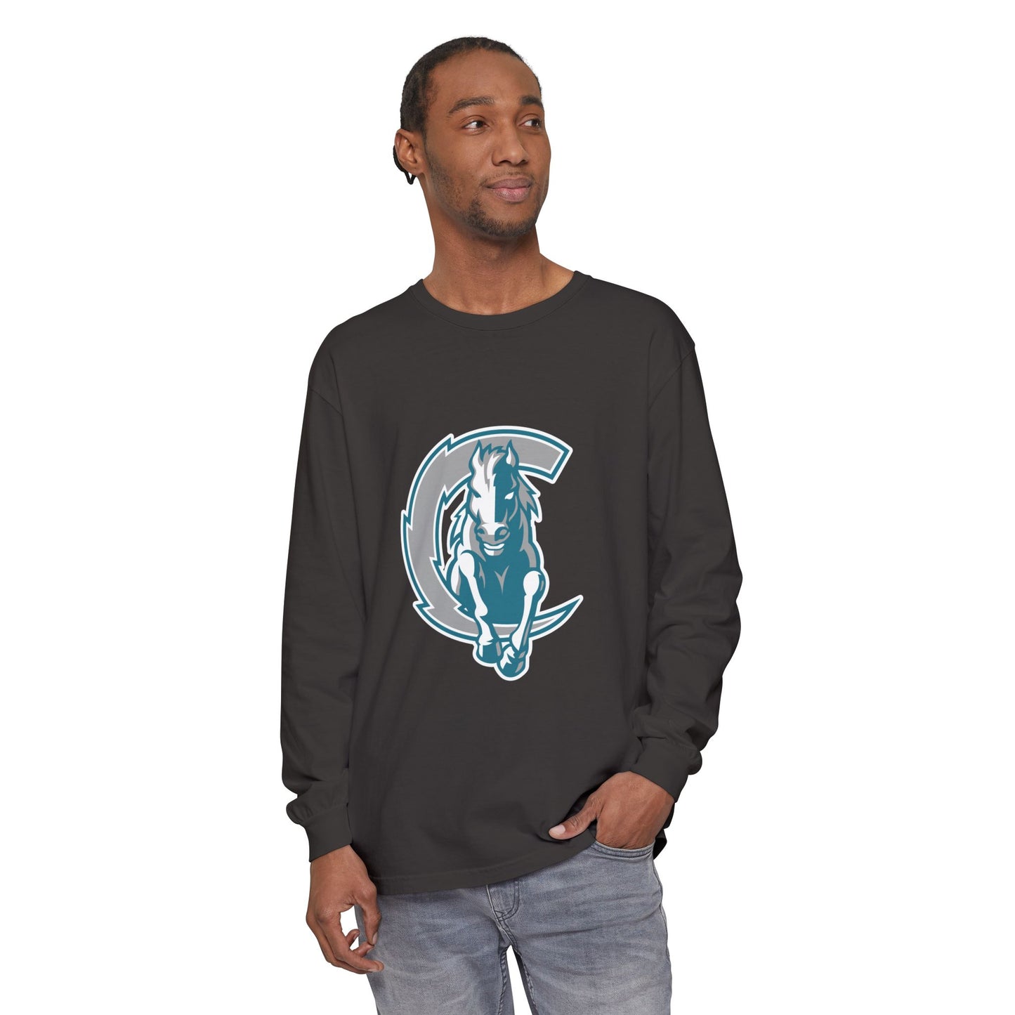 Garment-Dyed Long Sleeve Tee