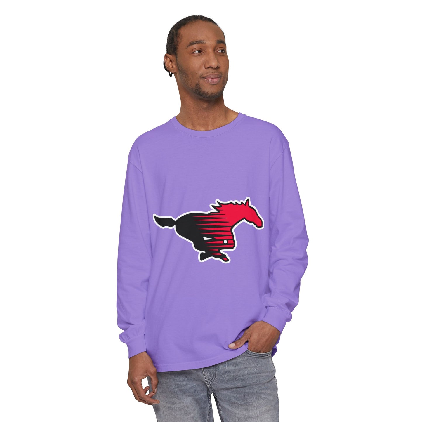 Garment-Dyed Long Sleeve Tee