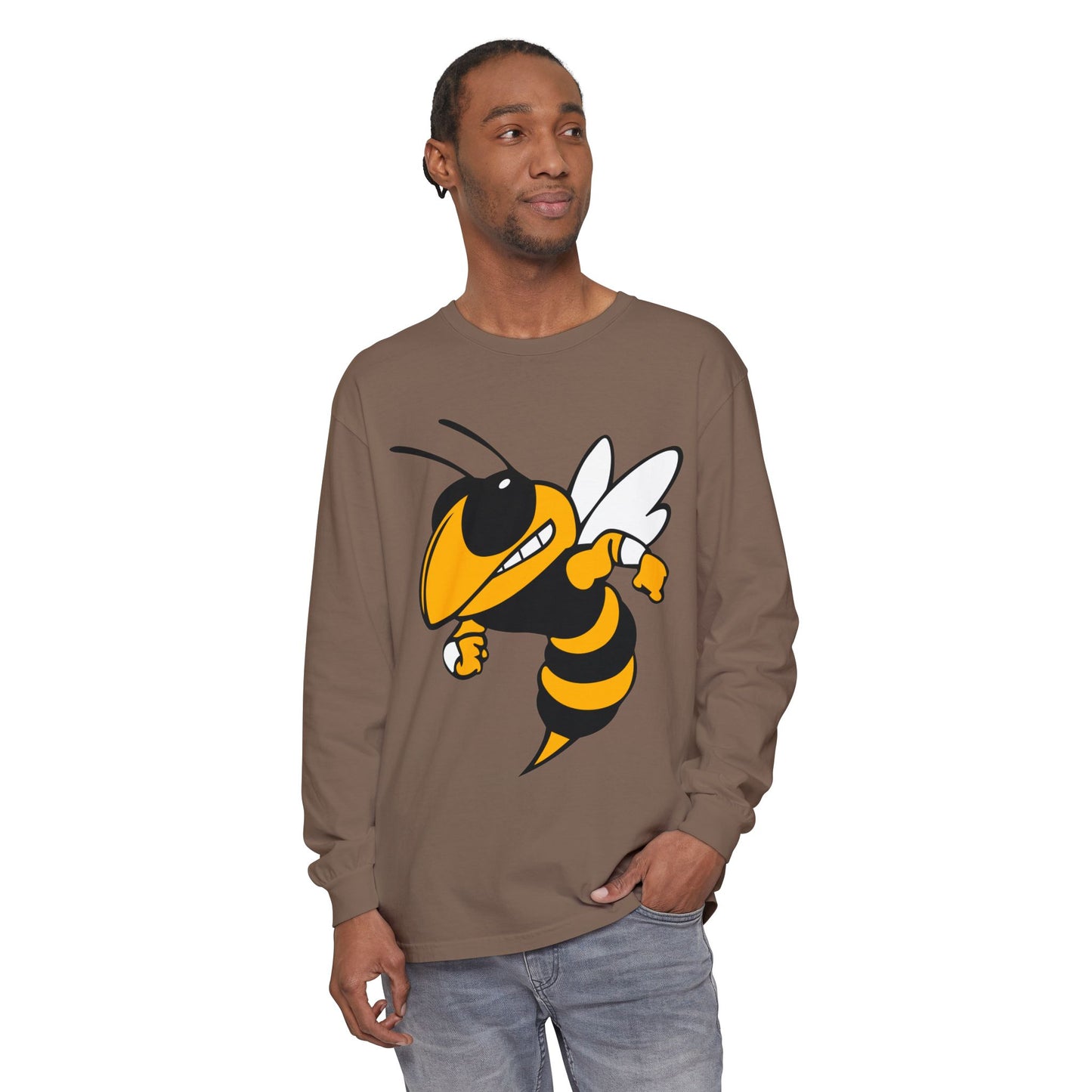 Garment-Dyed Long Sleeve Tee