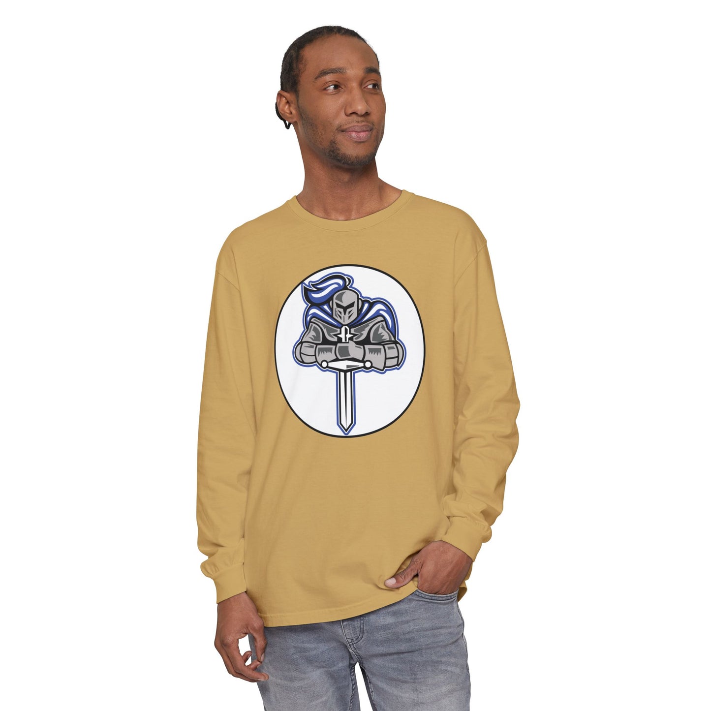 Garment-Dyed Long Sleeve Tee
