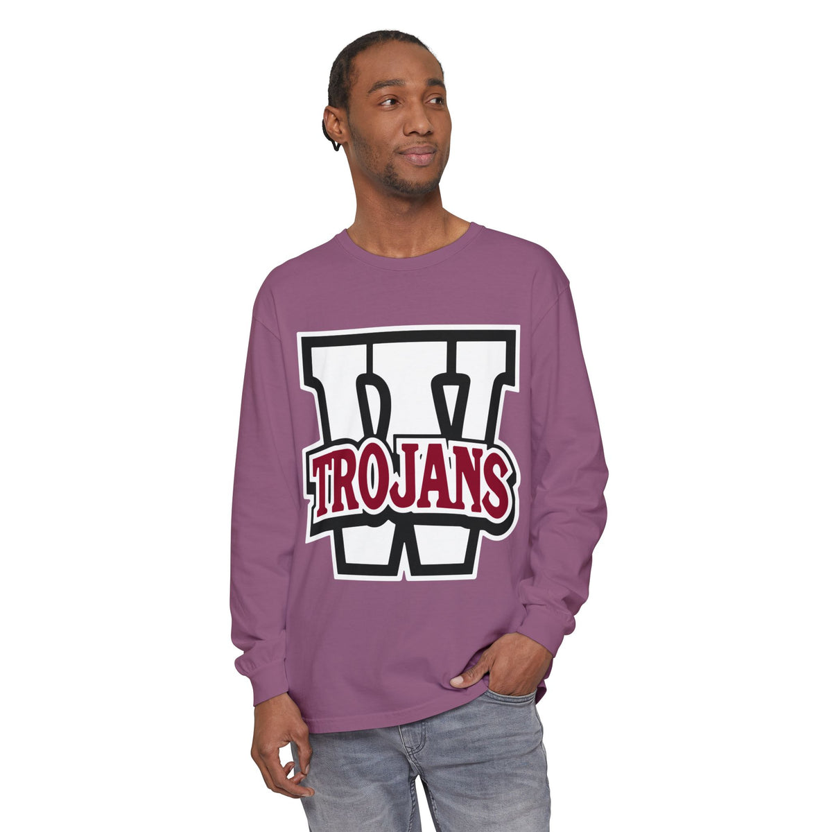 Garment-Dyed Long Sleeve Tee