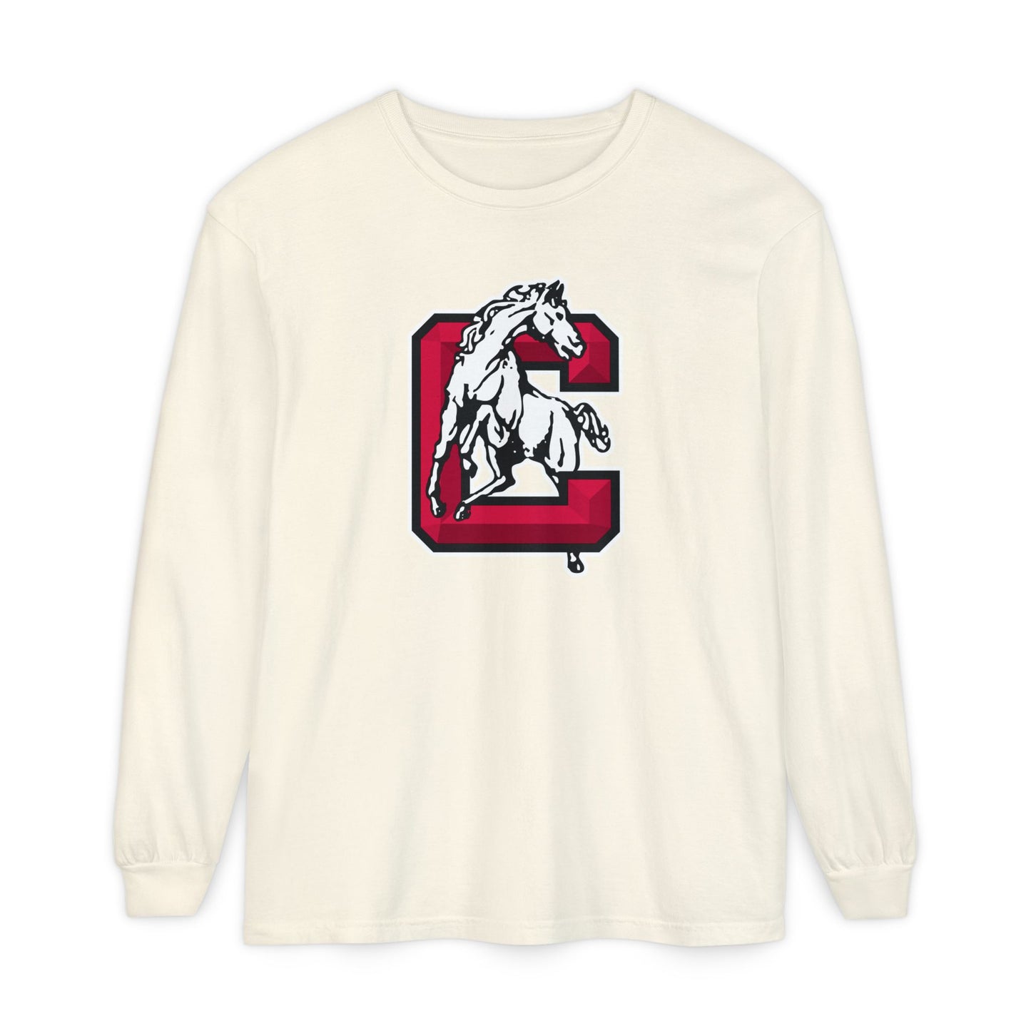 Garment-Dyed Long Sleeve Tee