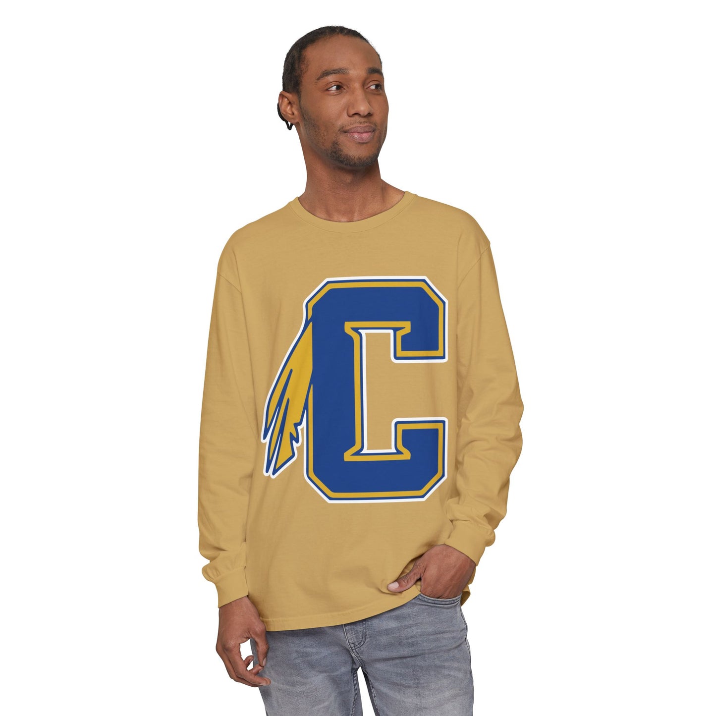 Garment-Dyed Long Sleeve Tee
