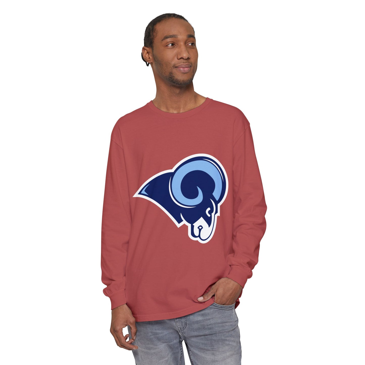 Garment-Dyed Long Sleeve Tee
