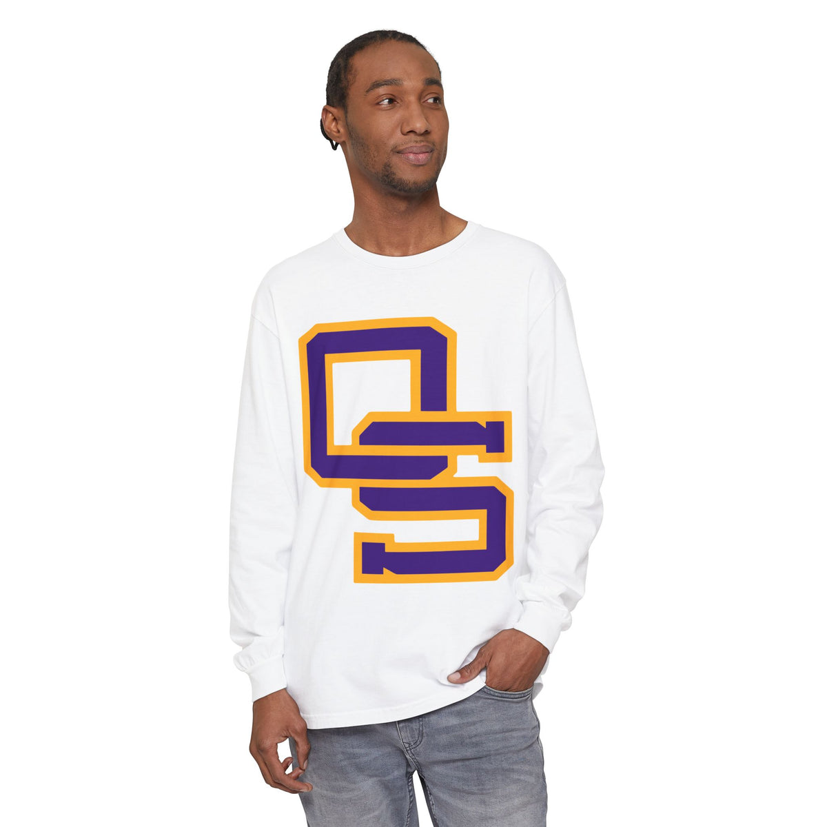 Garment-Dyed Long Sleeve Tee