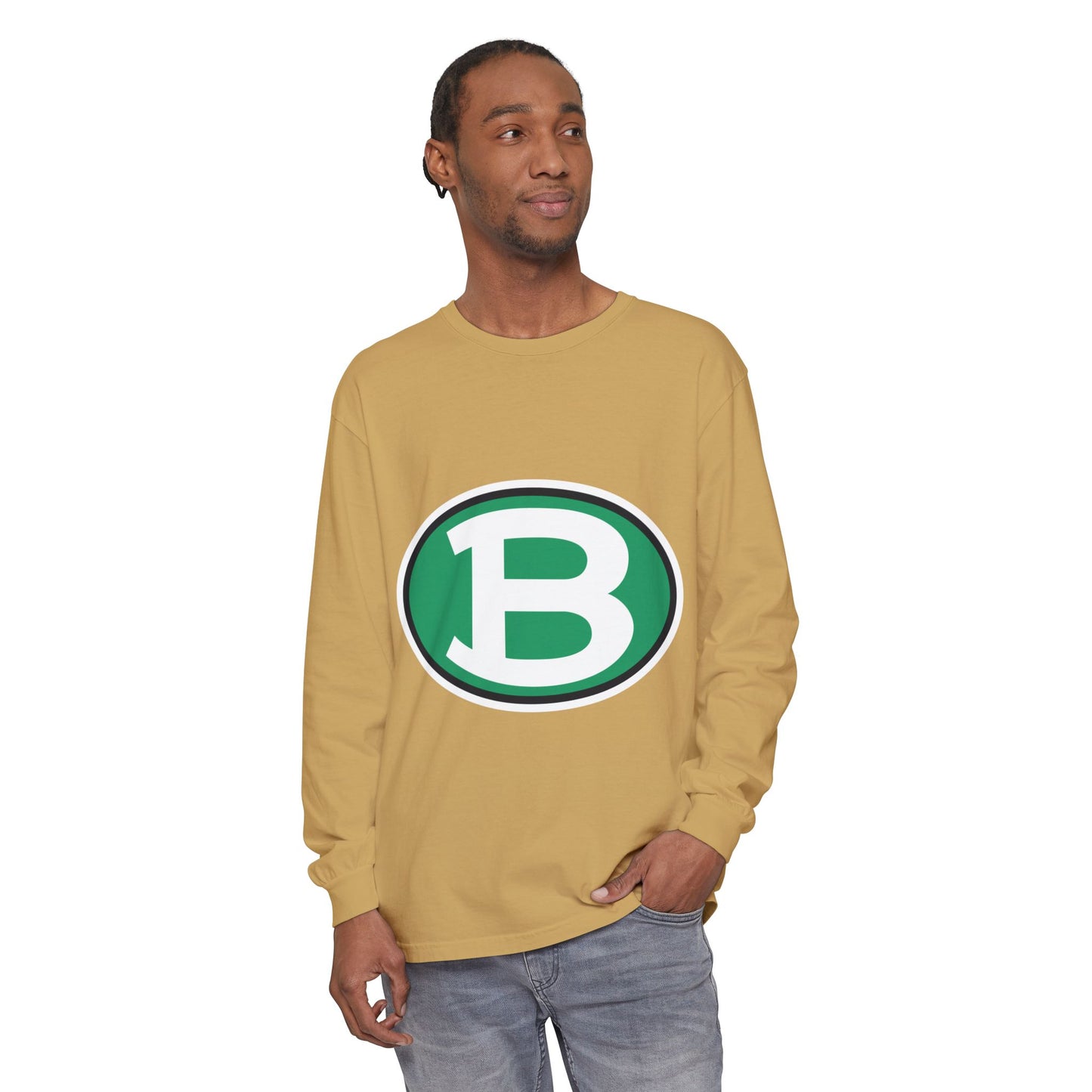Garment-Dyed Long Sleeve Tee