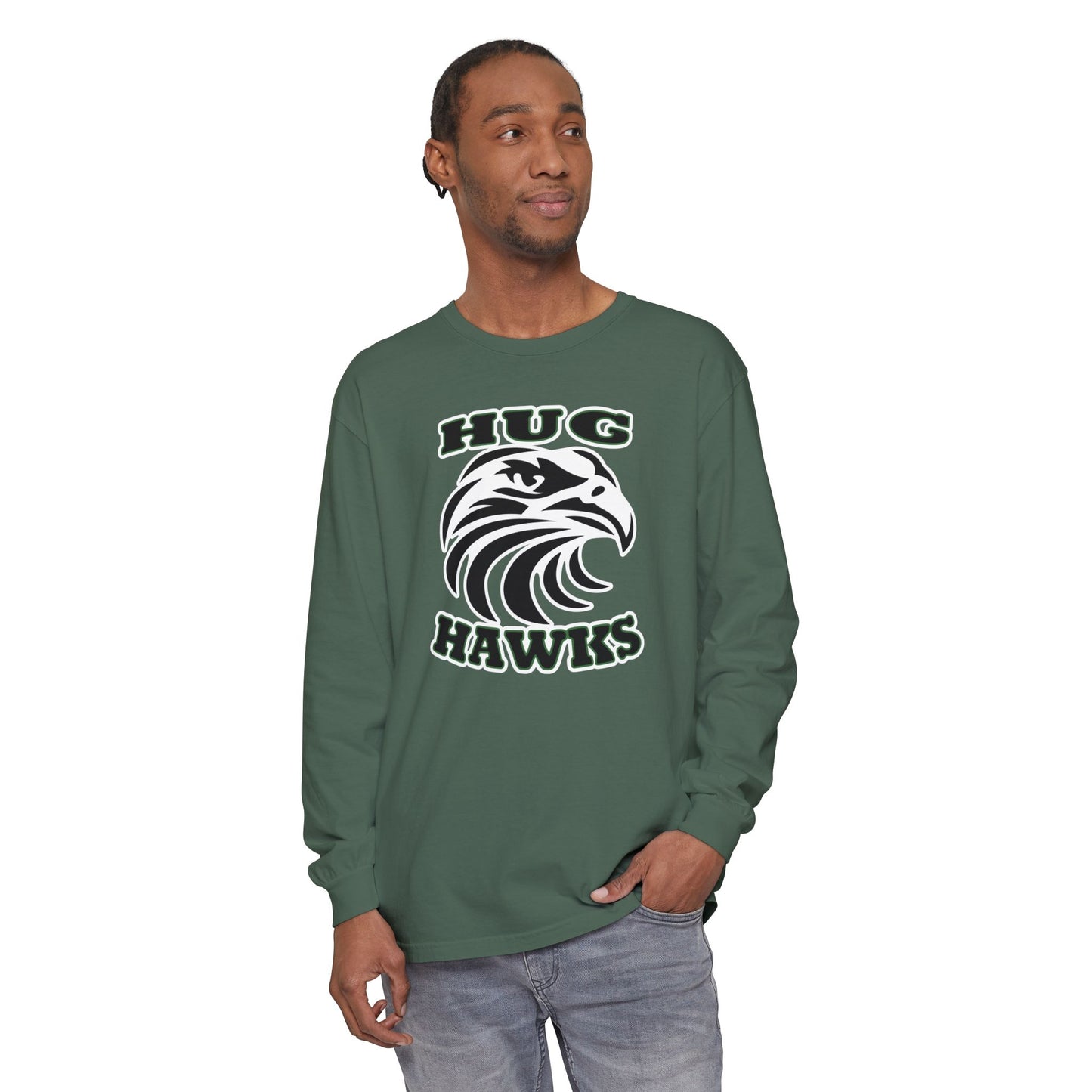 Garment-Dyed Long Sleeve Tee