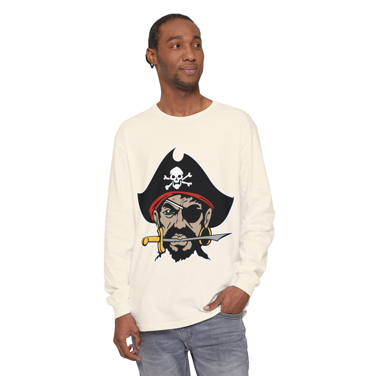 Garment-Dyed Long Sleeve Tee