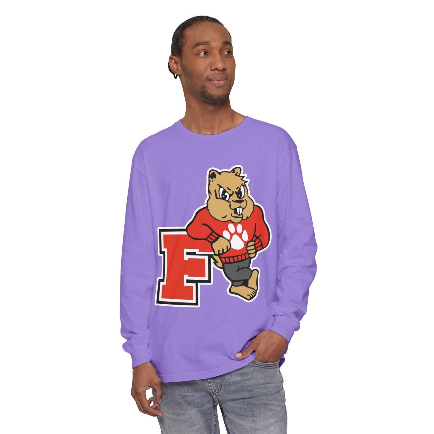 Garment-Dyed Long Sleeve Tee