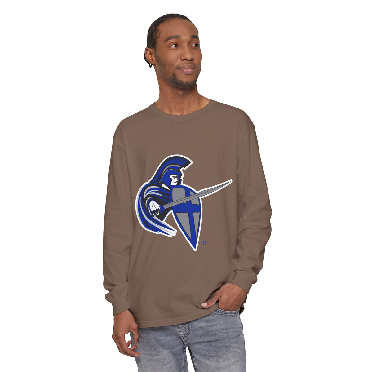 Garment-Dyed Long Sleeve Tee