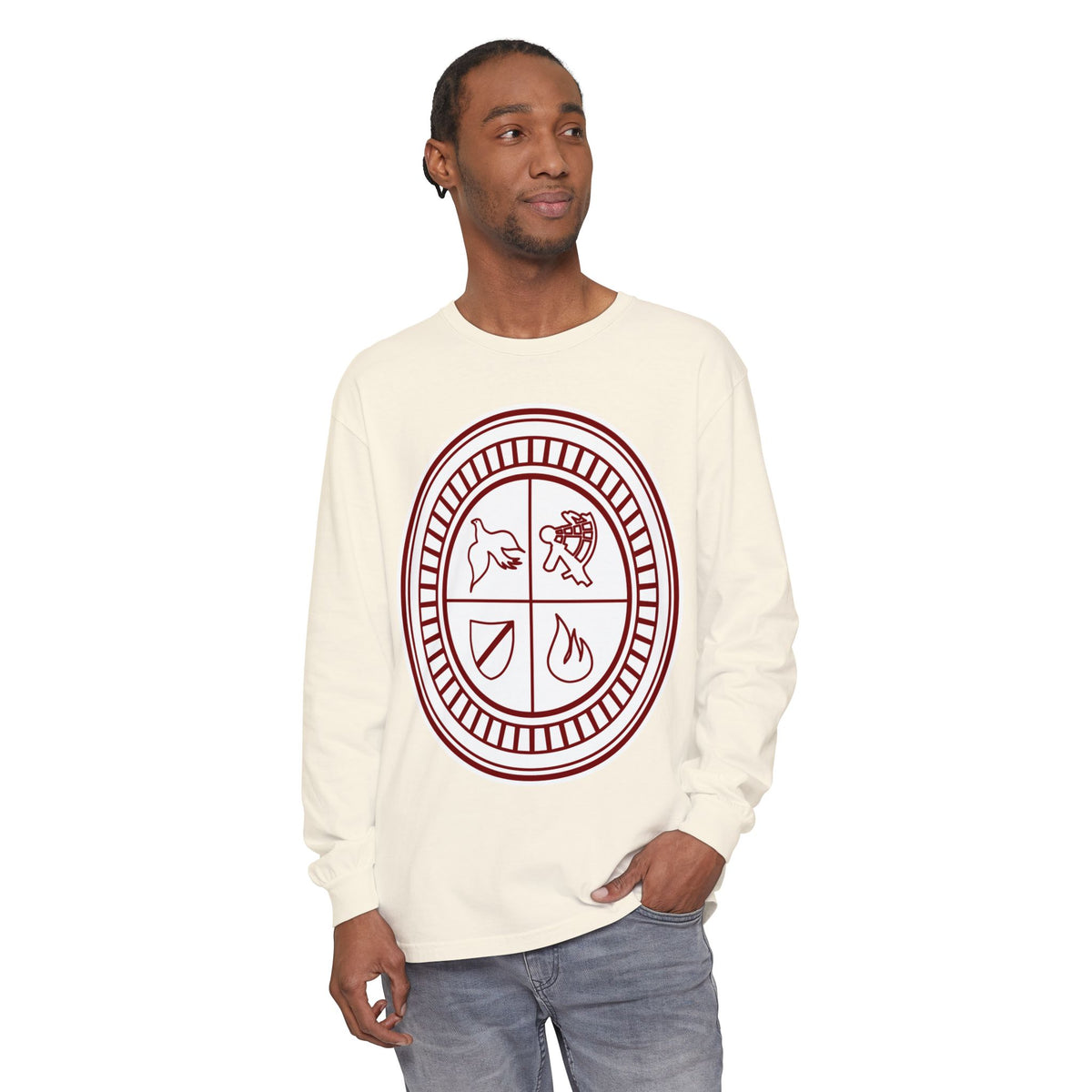 Garment-Dyed Long Sleeve Tee