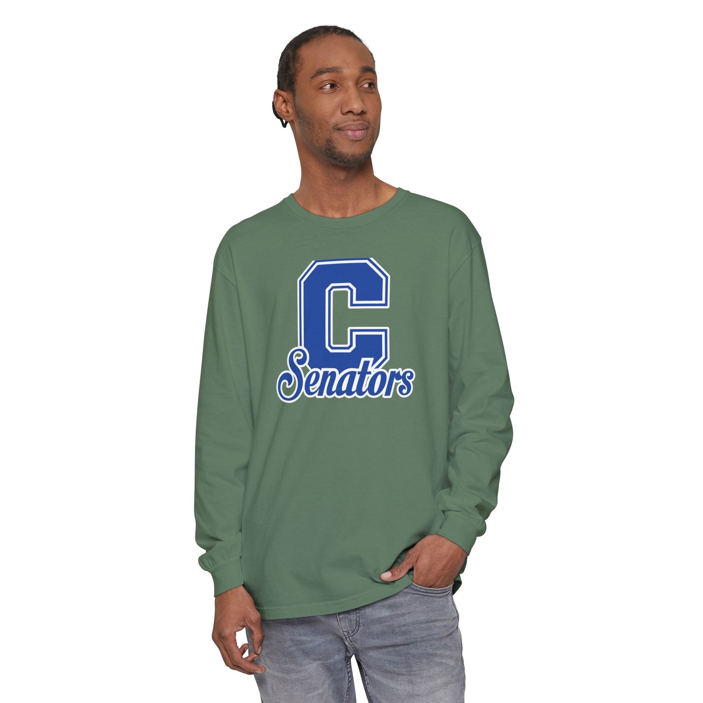 Garment-Dyed Long Sleeve Tee