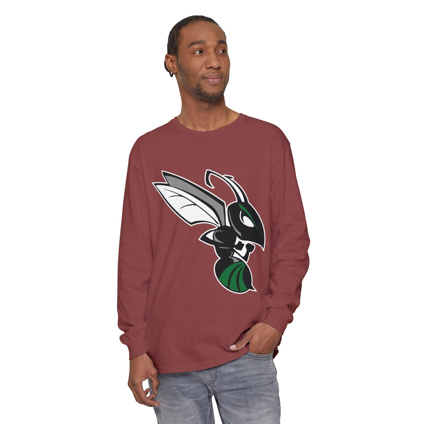 Garment-Dyed Long Sleeve Tee